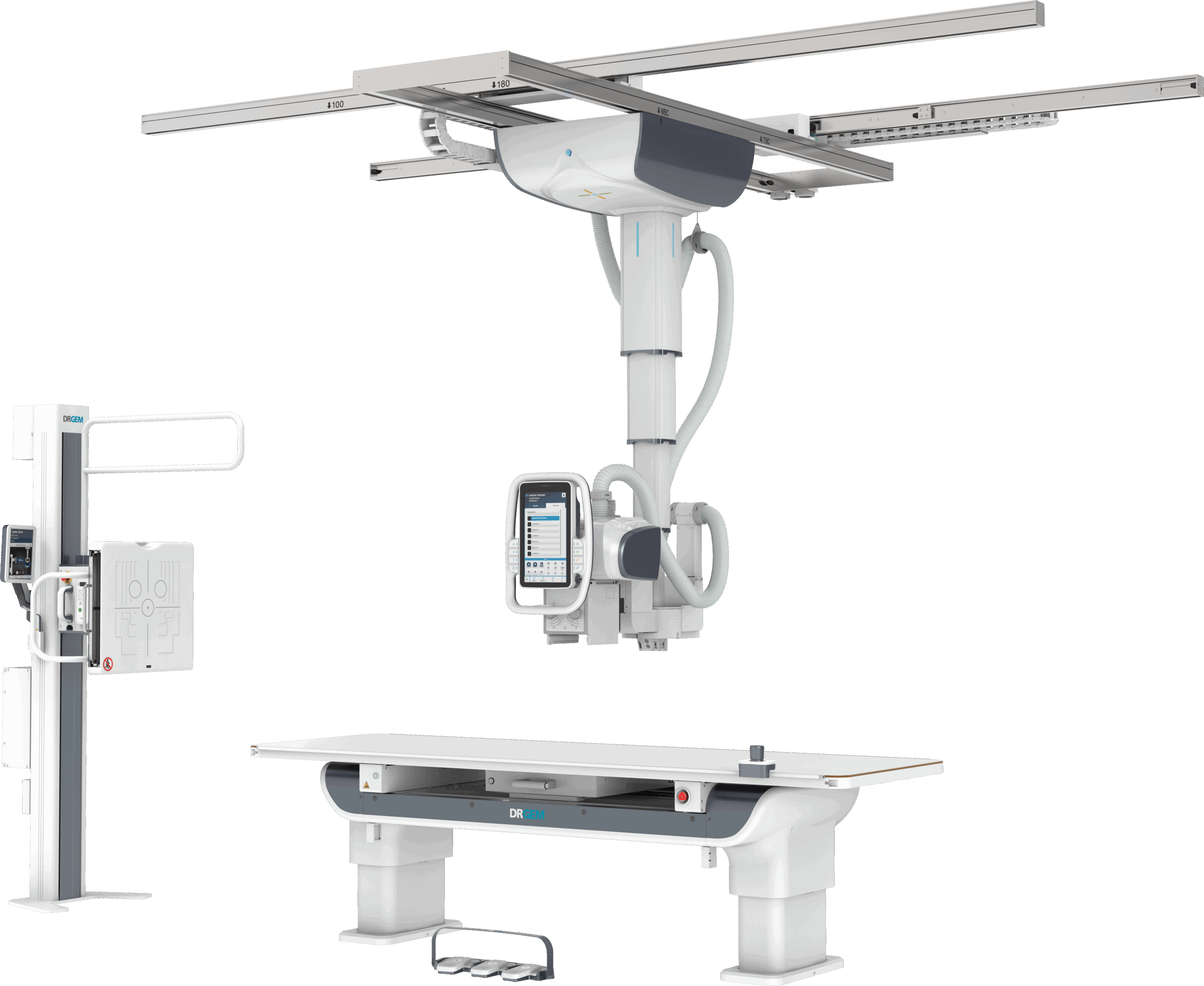 Sistema de rayos X digital AP para diagnóstico radiológico